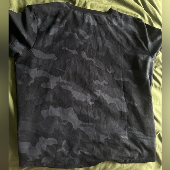 RBX Activewear top🖤 black and grey camo print XL/TG - Picture 2 of 3